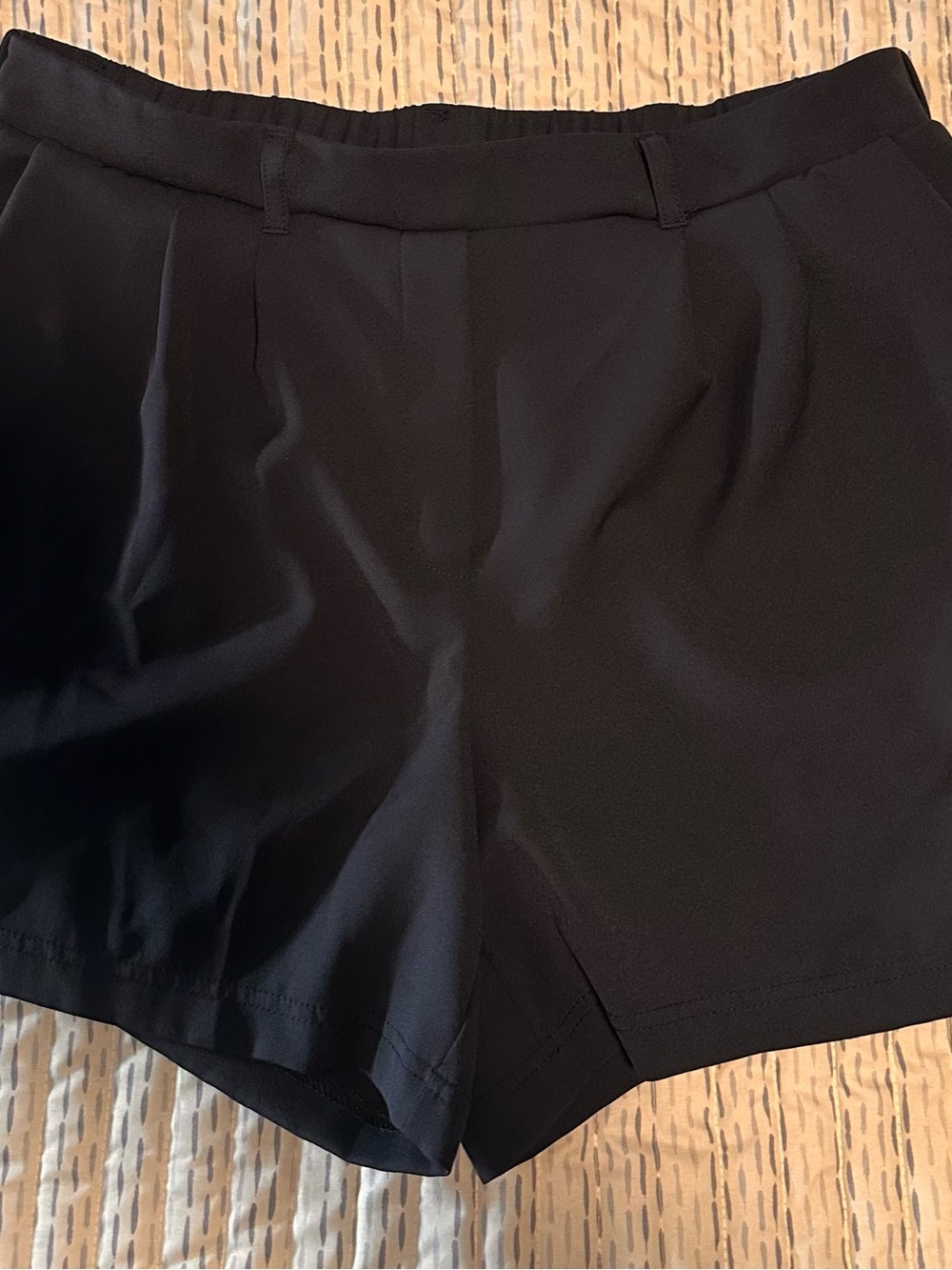 Classic High-Rise Navy Women's Shorts